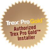 Trex Pro Gold Authorized Installer seal